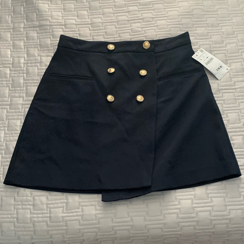 Zara Navy Blue Skirt